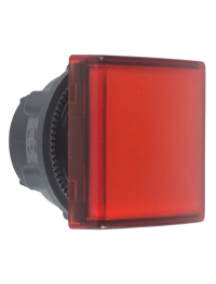 Harmony XB5 ZB5CV043 - Harmony tête pour voyant - Ø22 - carré - cabochon lisse rouge , Schneider Electric