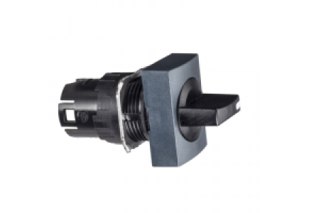 Harmony XB6 ZB6DD26 - Harmony ZB6 - tête rect. pour bouton tournant - Ø16mm - 3 positions - noir , Schneider Electric