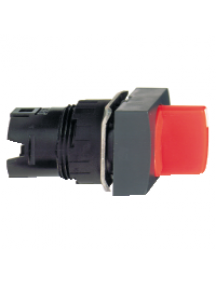 Harmony XB6 ZB6DD44 - Harmony ZB6 - tête rect. pour bouton tournant - Ø16mm - 2 positions - rouge , Schneider Electric