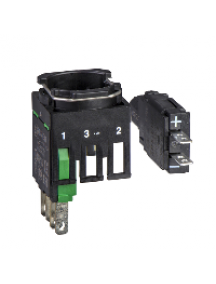 Harmony XB6 ZB6ZH01B - Harmony ZB6 - corps pour bouton lumineux - Ø16mm - douille T1 1/4 - 1F , Schneider Electric