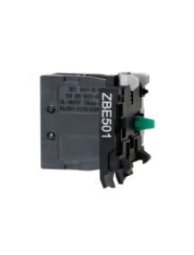 Harmony XB4 ZBE501 - Harmony bloc contact pour bouton - ZBE Ø22 - 1F pour forte charge , Schneider Electric