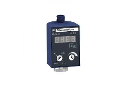 OsiSense XM ZMLPA2P0SH - OsiSense XM - pressostat - avec afficheur - 2 PNP - hystérésis - M12 , Schneider Electric